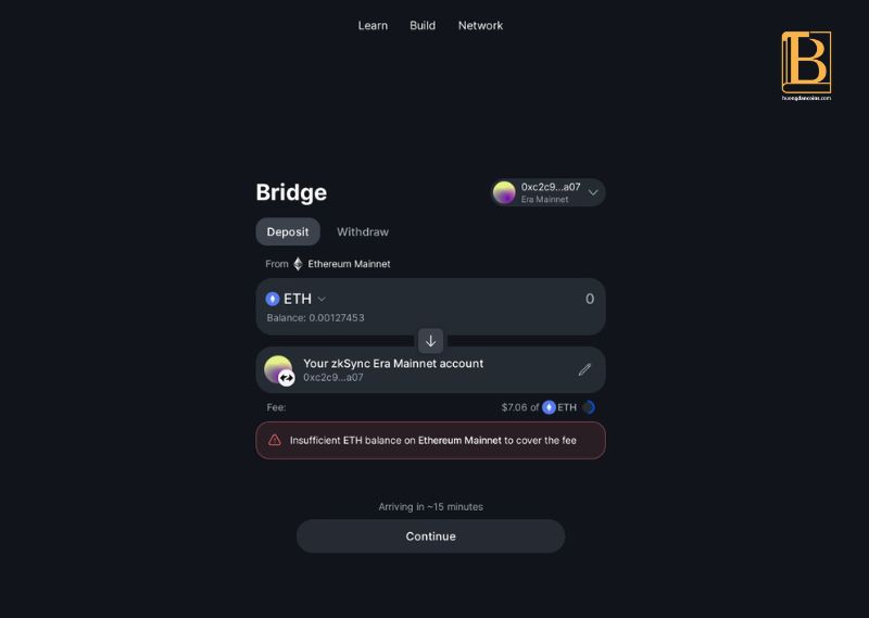 zkSync Era bridge/ Huongdancrypto.com