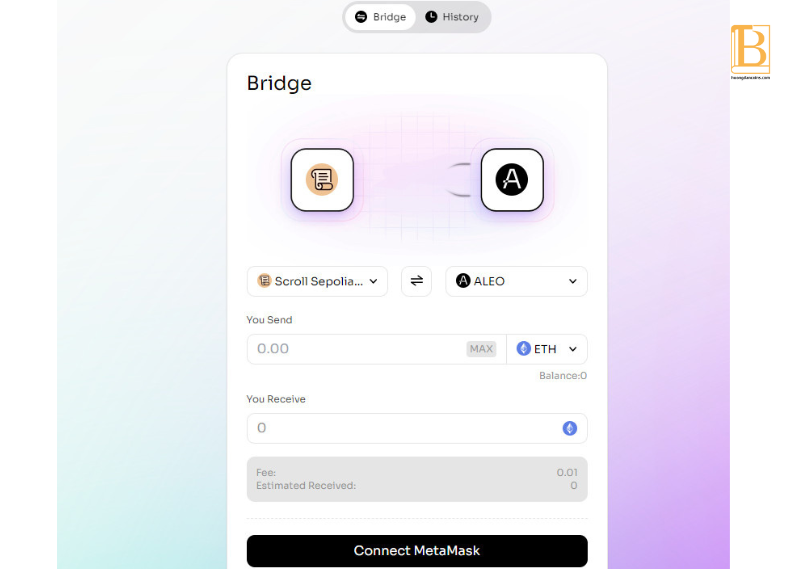 Bridge Aleo.Huongdancrypto.com